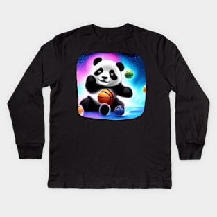 Biggest Panda in Our Planet Kids Long Sleeve T-Shirt